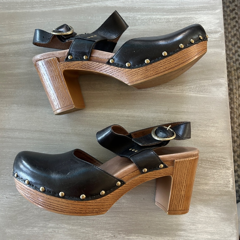 COPY - Dansko Darlene Mary Jane block heels - black - size 39EU